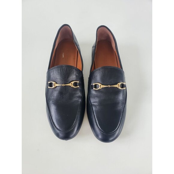 Coach Womens Haley Black Leather Horse Bit Slip-On Loafer Shoes Size 8.5B - Picture 13 of 15